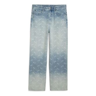 Vaqueros de mezclilla con monograma láser PUMA x A$AP ROCKY “Faded Denim AOP”