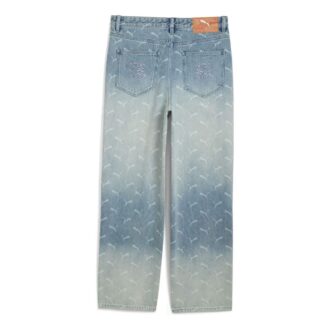 Vaqueros de mezclilla con monograma láser PUMA x A$AP ROCKY “Faded Denim AOP”