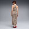 Vestido ajustado con estampado animal de leopardo de lujo para mujer Vestido ajustado con estampado animal de leopardo de lujo para mujer