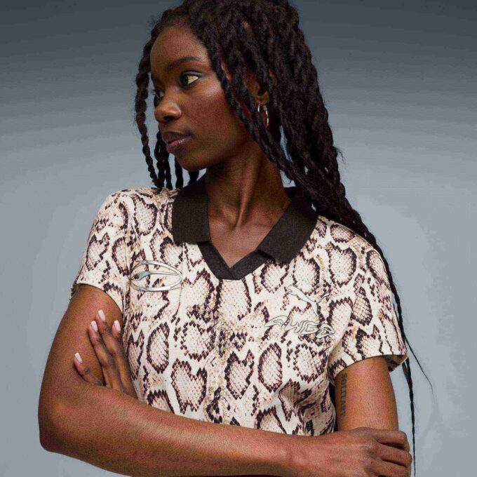 Vestido de fútbol de piel de serpiente para mujer A$AP ROCKY x PUMA Vestido de fútbol de piel de serpiente para mujer A$AP ROCKY x PUMA