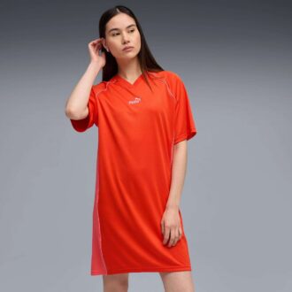 Vestido de jersey con estampado animal Essentials para mujer