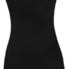 Vestido negro con logo acanalado (WMNS)