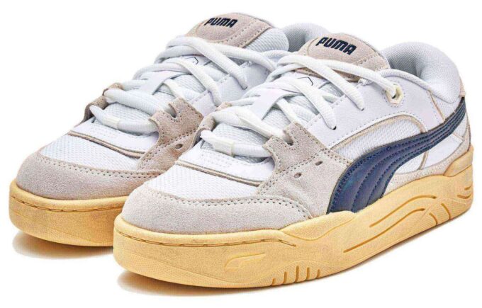 (WMNS) 180 Vintage “Blanco Azul Marino Blanco Cálido”