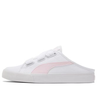(WMNS) Bari Mule Ribbon Zapatos de skate casuales Blanco Rosa