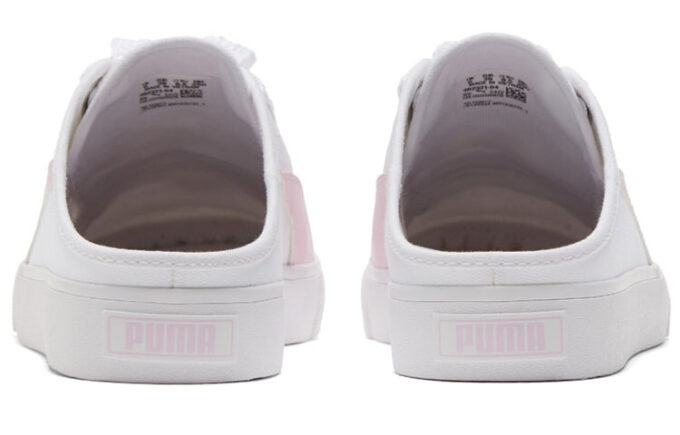 (WMNS) Bari Mule Ribbon Zapatos de skate casuales Blanco Rosa