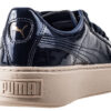 (WMNS) Basket Platform Patent Marshmallow “Negro”