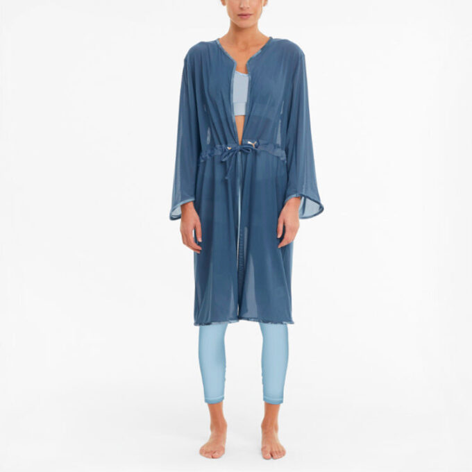 (WMNS) Bata de malla Exhale Power “Azul Insignia”