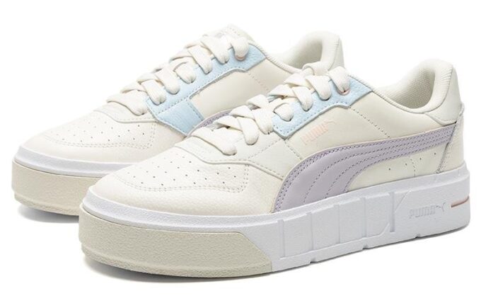 (WMNS) Cali Court Leather “Blanco Malvavisco”
