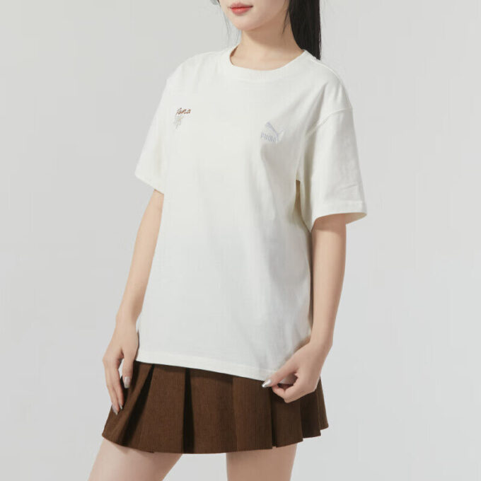 (WMNS) Camiseta clásica de algodón “Beige”