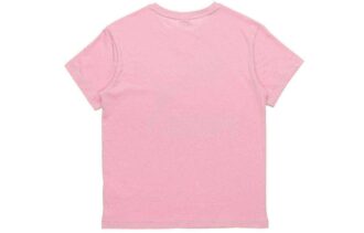 (WMNS) Camiseta de cuello redondo con estampado de logotipo en rosa