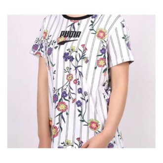 (WMNS) Camiseta de manga corta con logotipo blanca