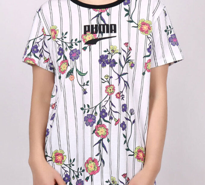 (WMNS) Camiseta de manga corta con logotipo blanca