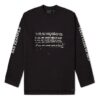 (WMNS) Camiseta de manga larga con cuello redondo Fenty de Rihanna “Negro”