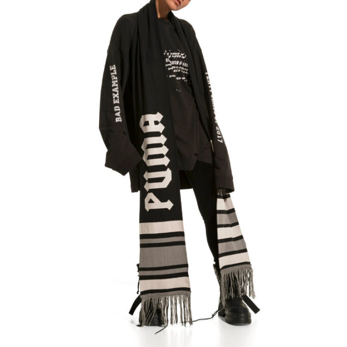 (WMNS) Camiseta de manga larga con cuello redondo Fenty de Rihanna “Negro”