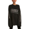 (WMNS) Camiseta de manga larga con cuello redondo Fenty de Rihanna “Negro”