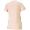 (WMNS) Camiseta deportiva con estampado de corazón y logo de amor, cuello redondo y manga corta, rosa y rojo