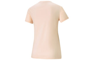 (WMNS) Camiseta deportiva con estampado de corazón y logo de amor, cuello redondo y manga corta, rosa y rojo