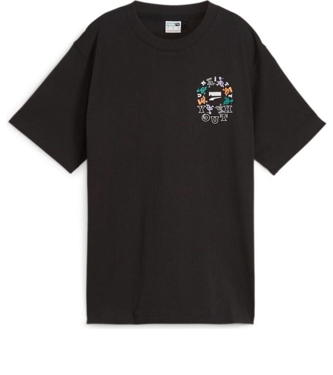 (WMNS) Camiseta gráfica juvenil “Negra”