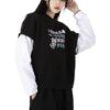 (WMNS) Camiseta sin mangas con gráfico 2-Fer, logotipo “Negro”