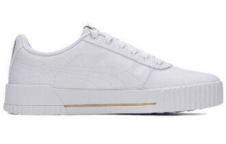 (WMNS) Carina Summer Cat Leisure Board Shoes Blanco/Dorado