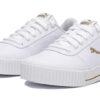 (WMNS) Carina Summer Cat Leisure Board Shoes Blanco/Dorado
