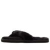 (WMNS) Chanclas Fluff “Equipo Negro Dorado”