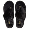 (WMNS) Chanclas Fluff “Equipo Negro Dorado”