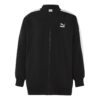 (WMNS) Chaqueta Bomber Clásica con Estampado de Logotipo Negra