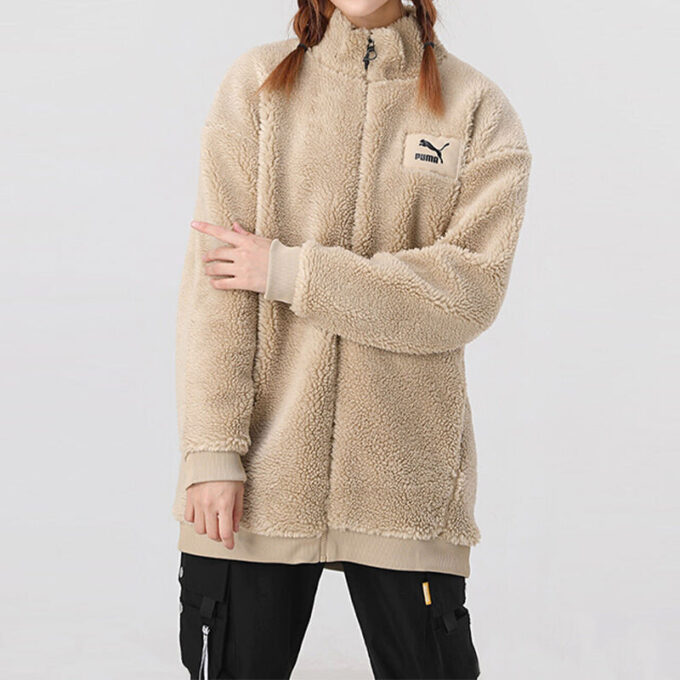 (WMNS) Chaqueta de peluche interestelar “Beige”