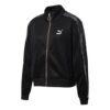 (WMNS) Chaqueta de punto con cuello alto y abrigo negro