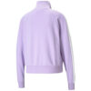 (WMNS) Chaqueta icónica T7 con cuello alto y logotipo bordado en morado