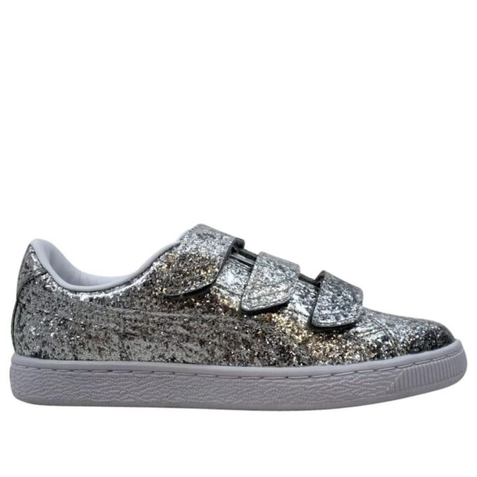 (WMNS) Correa de cesta con purpurina “Plateada”