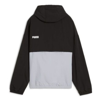 (WMNS) Cortavientos extragrande con capucha “Gris”