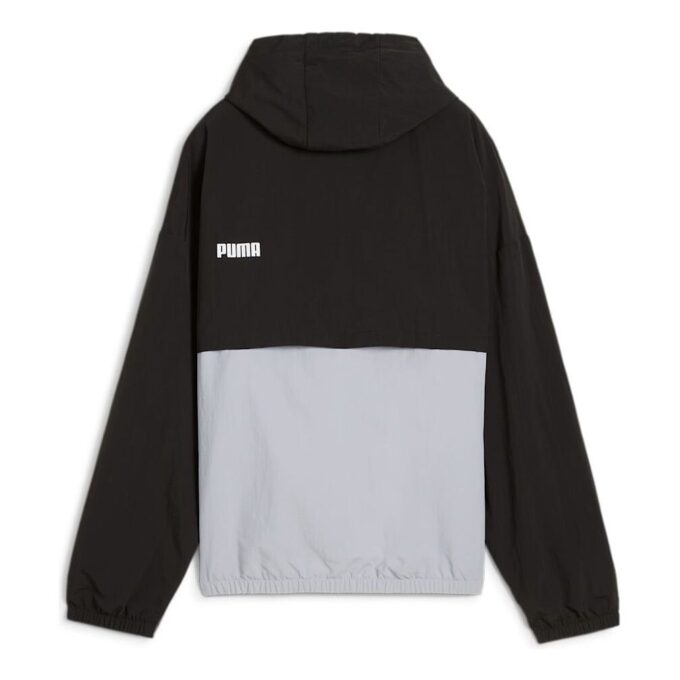 (WMNS) Cortavientos extragrande con capucha “Gris”