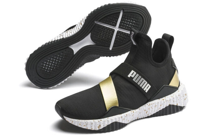 (WMNS) Defy Mid Metal “Oro Negro”