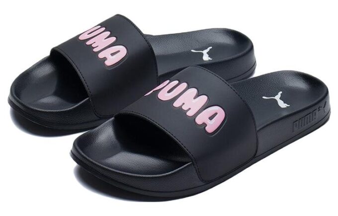 (WMNS) Diapositiva con el logotipo de Leadcat 2.0 “Negra”