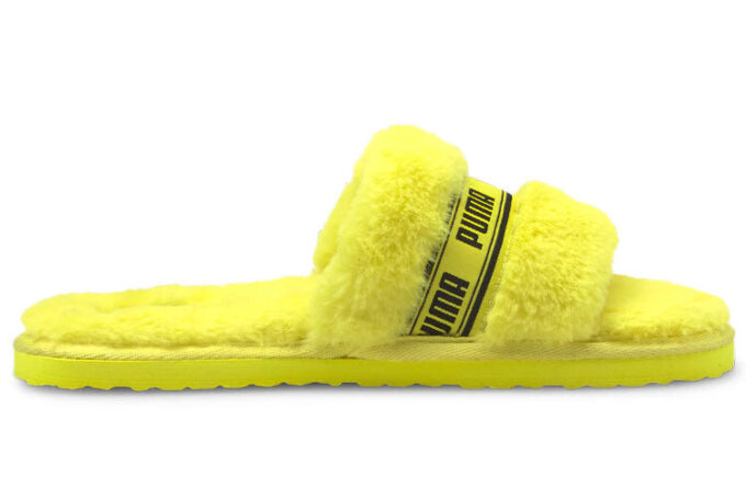 (WMNS) Diapositivas Fluff “Amarillo Fluo”