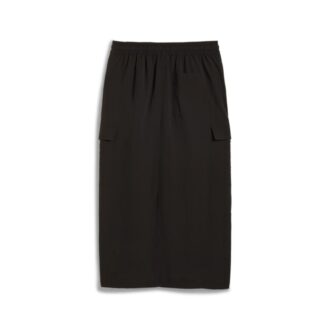 (WMNS) Falda midi cargo DOWNTOWN “Negra”
