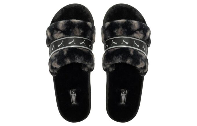 (WMNS) Fluff Remix Animal BX “Gris Negro”