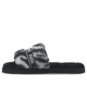 (WMNS) Fluff Slide “Wild – Negro”