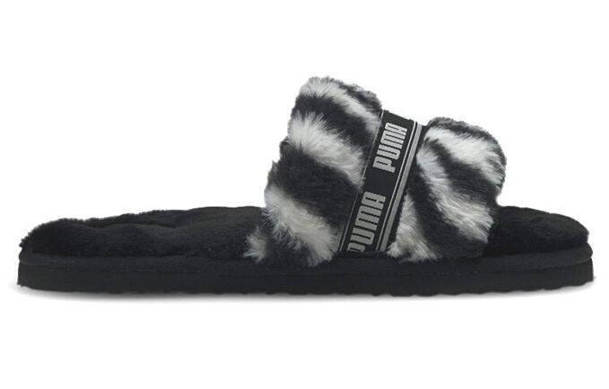 (WMNS) Fluff Slide “Wild – Negro”
