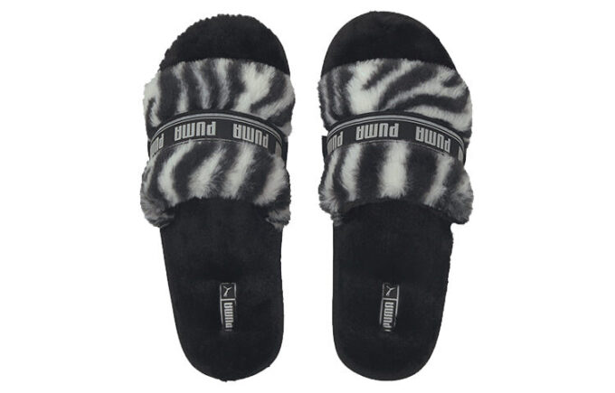 (WMNS) Fluff Slide “Wild – Negro”