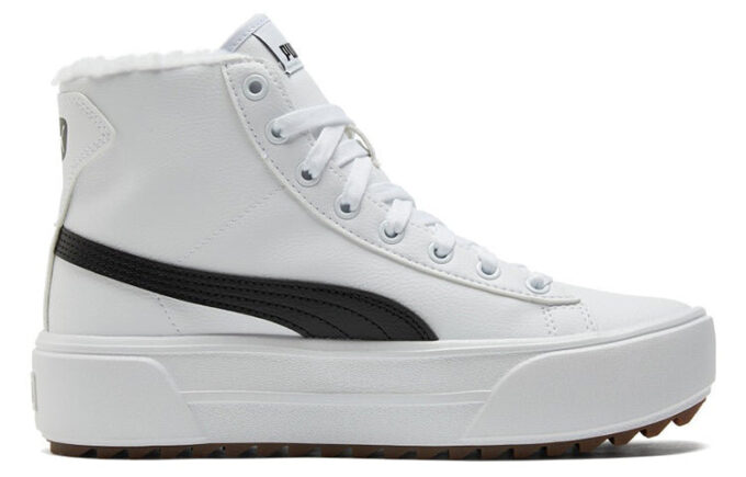 (WMNS) Kaia Mid “Fur – Blanco Negro”