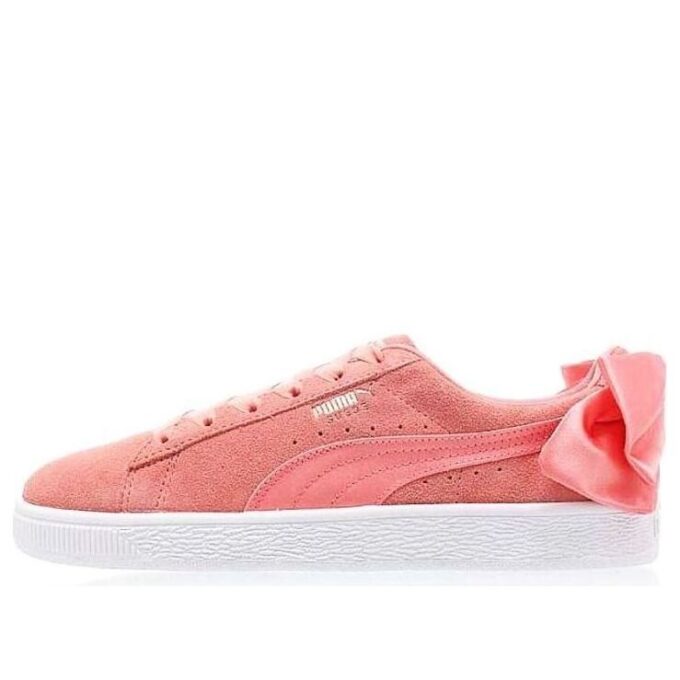 (WMNS) Lazo de gamuza “Rosa concha”