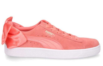(WMNS) Lazo de gamuza “Rosa concha”