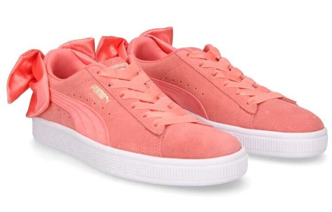 (WMNS) Lazo de gamuza “Rosa concha”