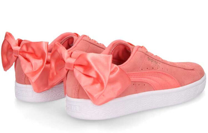 (WMNS) Lazo de gamuza “Rosa concha”