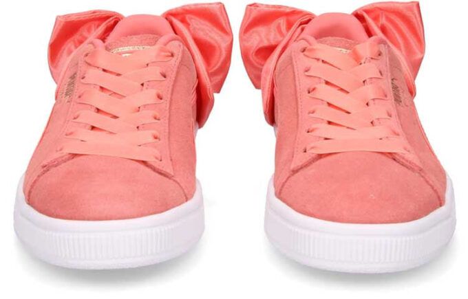 (WMNS) Lazo de gamuza “Rosa concha”