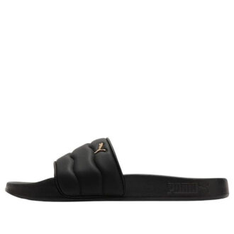 (WMNS) Lead Cat 2.0 Puffy “Negro Metalizado Dorado”