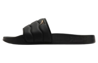 (WMNS) Lead Cat 2.0 Puffy “Negro Metalizado Dorado”